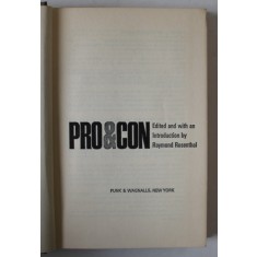 McLUHAN : PRO and CON , edited and with an introduction by RAYMOND ROSENTHAL , 1968