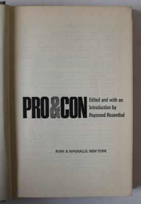 McLUHAN : PRO and CON , edited and with an introduction by RAYMOND ROSENTHAL , 1968 foto