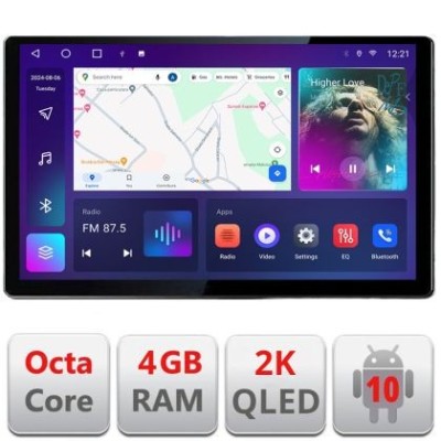 Navigatie dedicata Eclipse Cross 2019- N-eclipse Edonav ecran 13&amp;quot; 2K 4+32 Android Waze USB Navigatie 4G 360 Toslink Youtube Ra CarStore Technology foto