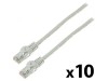 Patch cord U/UTP 6 litat CCA PVC gri 2m 26AWG - 10 buc., Lanberg