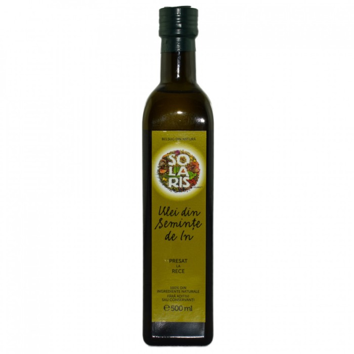 Ulei seminte in presat la rece 500ml Solaris