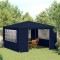 vidaXL Cort de petrecere profesional cu pereți albastru 4x4 m 90 g/m&sup2; 48526