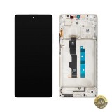 Display cu Touchscreen Xiaomi Redmi Note 13 5G cu Rama Alb (Arctic White) Service Pack 5600040N1700