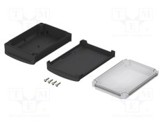 Carcasă desktop BOPLA BoVersa 88x125x42mm policarbonat IP66/IP68 negru