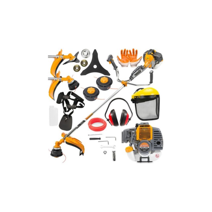 Motocoasa 6Cp+accesorii, trimmer cositoare, Powermat