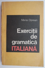 Exercitii de gramatica italiana ? Maria Oprean foto