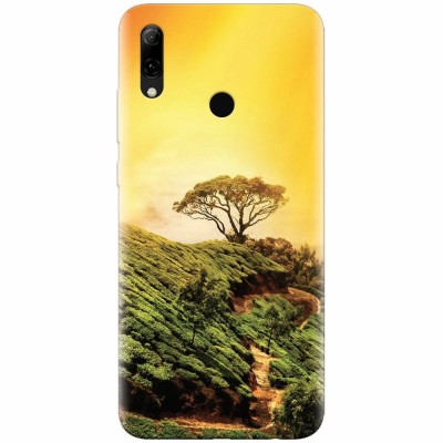 Husa silicon pentru Huawei P Smart 2019, Hill Top Tree Golden Light foto