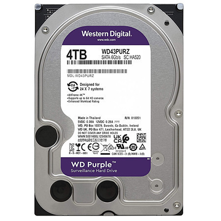 HDD 4TB SATA3 256MB PURPLE WESTERN DIGITAL