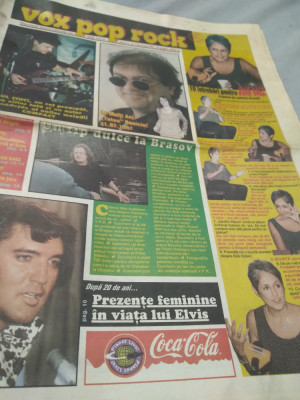 REVISTA VOX POP ROCK NR.7-8 /1997 CERBUL DE AUR 1997 foto