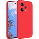 Husa de protectie matte tpu, flippy, pentru xiaomi redmi 12 pro, protectie camera, antisoc, antizgariere, antialunecare, acoperire completa, rosu