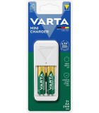 Incarcator Varta Mini Charger 57656 2x AA/AAA NiMH + 2 acumulatori AA 2100mAh