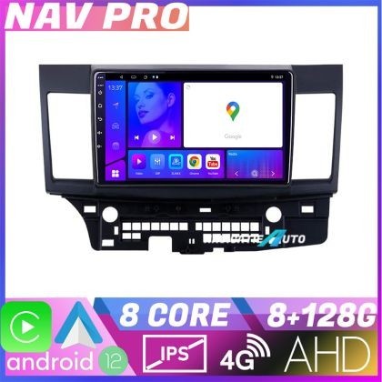 Navigatie Mitsubishi Lancer KIT 037 EDOTEC-LITE Android Ecran 720P Octa Core 8 128 Carplay CarStore Technology