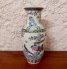 VAZA DIN PORTELAN CHINEZESC, PICTATA MANUAL H30cm