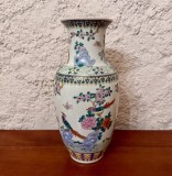 VAZA DIN PORTELAN CHINEZESC, PICTATA MANUAL H30cm