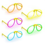 Ochelari luminescenti de petrecere, forma aviator, accesoriu neon, diverse culori - Verde, ProCart