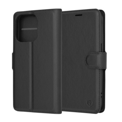 Husa pentru iPhone 15 Pro - Techsuit Leather Folio - Black foto