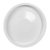Rozeta cu capac, tabla emailata, FI, D 120 mm, alba