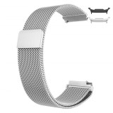 Curea tip Milanese Loop compatibila cu Samsung Galaxy Watch8 44mm, Silver, Size S