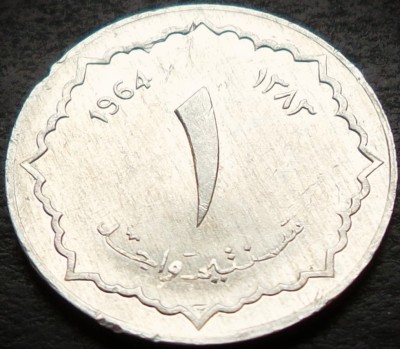 Moneda exotica 1 CENTIME - ALGERIA, anul 1964 * cod 5098 foto