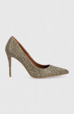 Kurt Geiger London pantofi cu toc Belgravia culoarea auriu