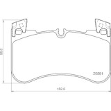 Placute frana Land Rover Defender Estate (L663) 09.19-, Defender Van (L663) 02.20-, Discovery 5 (L462) 09.16-, Discovery 5 Van (L462) 09.16-, Range R