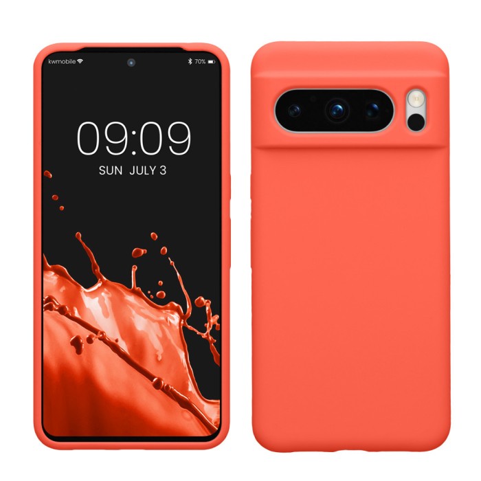 Husa Kwmobile pentru Google Pixel 8 Pro, Roz, Silicon, KWM0000208G033C