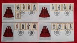 1973-Grecia-costumeMi1130-1146-4 buc- FDC