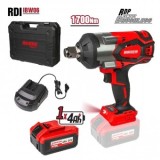 Cheie de impact motor brushless , 3/4 &quot;x 1700Nm, baterie 4Ah