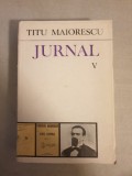 Titu Maiorescu - Jurnal V