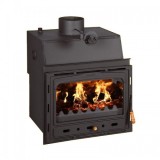 Focar de semineu tip centrala, Prity CW18, 7,3 kg/h, 660 x 570 x 720