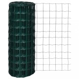 vidaXL Euro gard, verde, 10 x 1,0 m, oțel