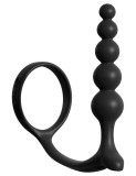 Bile Anale Cu Inel Penis Ass-Gasm Cockring, Negru, 12 cm, Pipedream - Anal Fantasy Collection