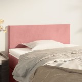 Cumpara ieftin Tăblie de pat, roz, 90x5x78/88 cm, catifea