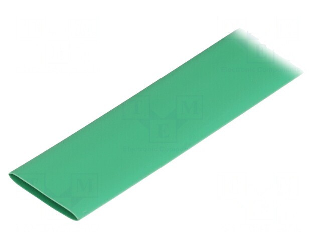 Manșon Termocontractabil Verde 16mm fără Adeziv 1m