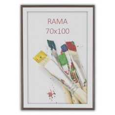 Rama foto Painting, format 70x100 cm, fixare perete, maro inchis