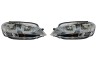 Set faruri tuning VW GOLF VII (5K), 10.2012-2017, cu LED daytime running light; H1+H7; manual; crom, transparent; TUNING; halogen,