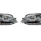 Set faruri tuning VW GOLF VII (5K), 10.2012-2017, cu LED daytime running light; H1+H7; manual; crom, transparent; TUNING; halogen,