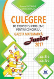 Culegere de exerciții și probleme pentru concursul Gazeta Matematica Junior 2018 - Clasa a III-a si clasa a IV-a - Paperback brosat - Camelia Burlan,