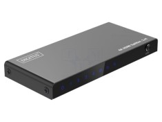 Splitter HDMI 2.0 DIGITUS HDCP 2.2, 4 ieșiri, metalic, negru