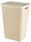 Coș Curver JUTE, 58L, bej, 34x43x60 cm, pentru rufe, lenjerie de pat