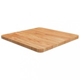 VidaXL Blat masă pătrat maro deschis 50x50x2,5cm lemn stejar tratat