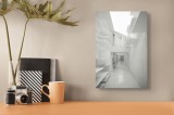 Tablou Canvas Coridor Alb Futurism Minimalist Geometric Modern Spațios, 26 x 39 cm, CMCLASS