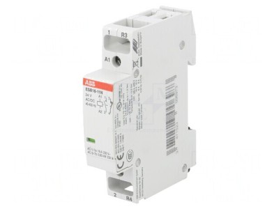 Contactor 2P 16A 24VAC 24VDC NC NO foto