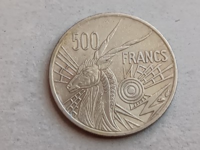 C50 - Moneda foarte veche - Africa Centrala - 500 franci - 1977 foto