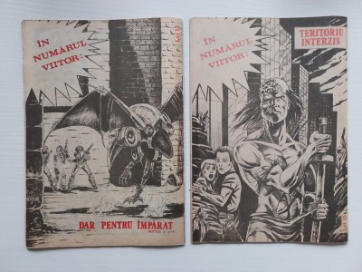 Revista Android benzi desenate SF, desene de Victor Trifan, nr 1 si 2 / 1991 foto