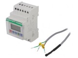 Regulator Temperatură Relee SPDT pentru Șină DIN 16A CRT-04