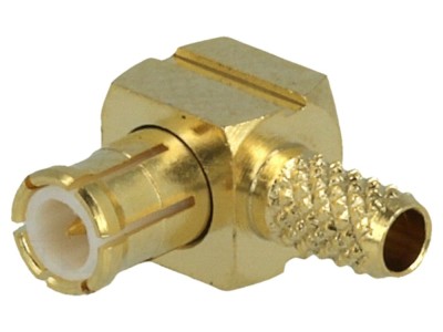 Conector MCX tată 90&amp;deg; 50&amp;Omega; foto