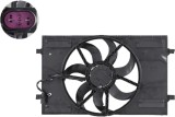 Ventilator radiator Audi A3, Q2; Seat Arona, Ateca, Leon, Tarraco; Skoda Karoq, Kodiaq, Octavia, Superb; Vw Arteon Golf 7 Passat Tiguan Touran, Tfsi