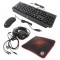 Kit Gaming Negru Jack 3,5mm USB A Cablu US Layout