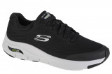 Pantofi pentru adidași Skechers Arch Fit 232040-BKW negru, 48.5